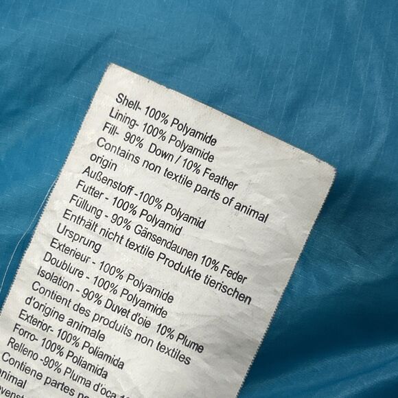 Rab Microlight Alpine Down Puffer Jacket Womens Medium Black Hooded Coat - Picture 8 of 12